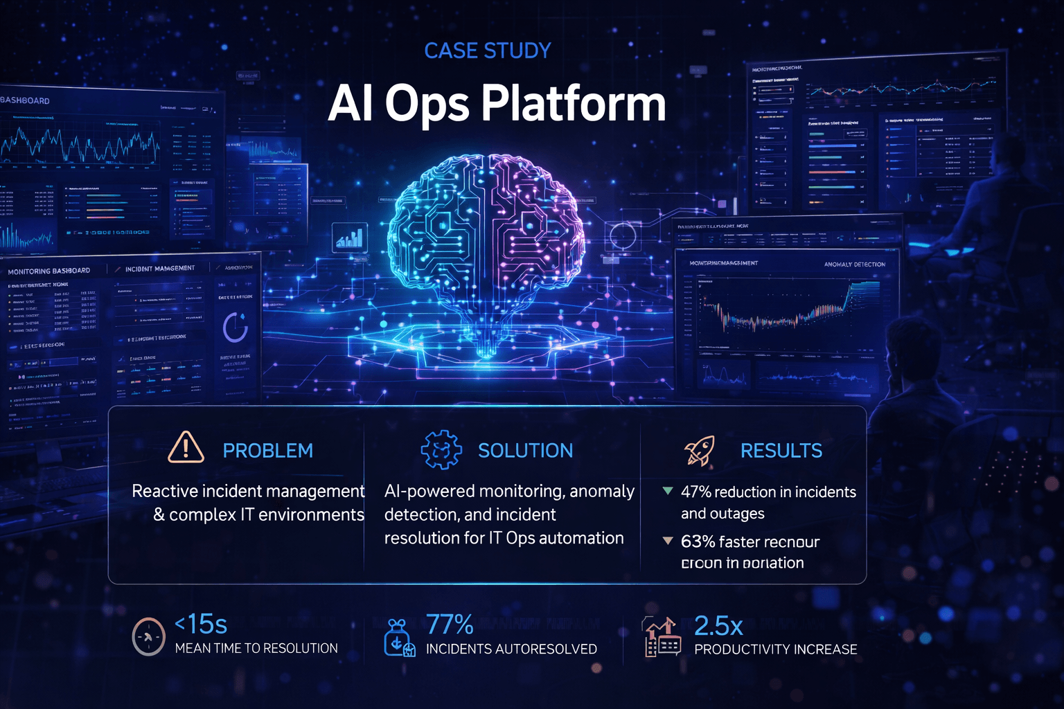 AI operations platform dashboard