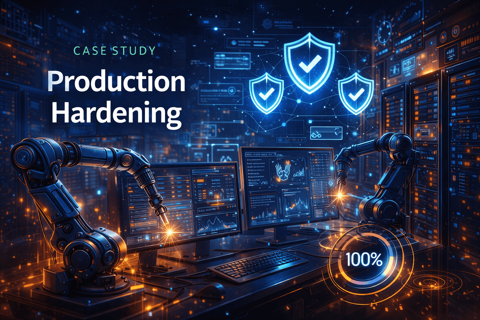 Production hardening and observability dashboard